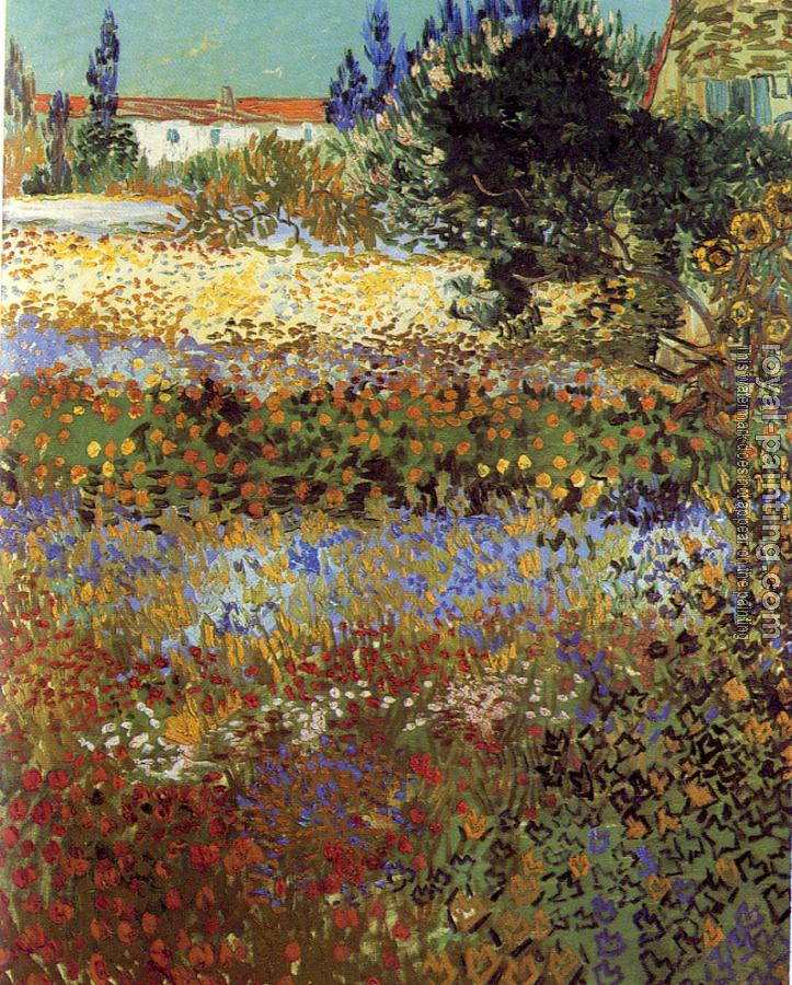 Vincent Van Gogh : Garden with Flowers II
